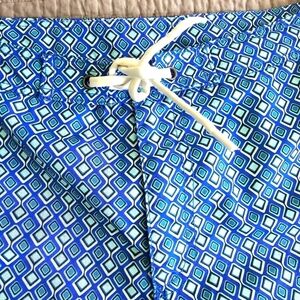 Bonobos Riviera Swim Trunks Umbrella Print 6.5 inch Inseam Mens 38